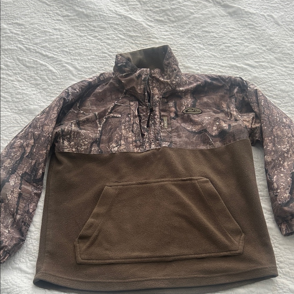 Drake Kids Camouflage and Brown Pullover